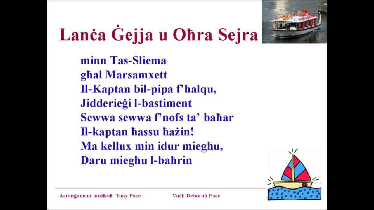 A Ferry is Coming and Another is Going (melodie tradițională malteză)