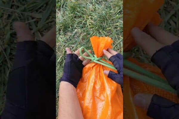 🚨OPȚIȚI să legați noduri moarte! Eliberare rapidă numai pentru experți.#knot #survival #tutorial # #satisfying