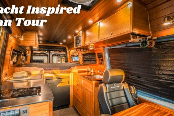 Această furgonetă se simte ca un iaht | Tur cu furgonetă de lux inspirată de Greene și Greene