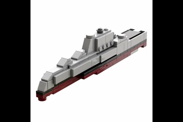 LEGO Zumwalt Class Destroyer Speed-Build Animation #short