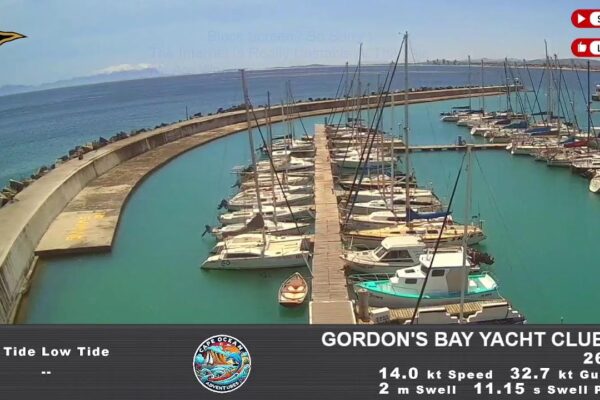 🌊 Urmărește Gordon's Bay Yacht Club Live Webcam | Cape Town Coastal Paradise 🌴