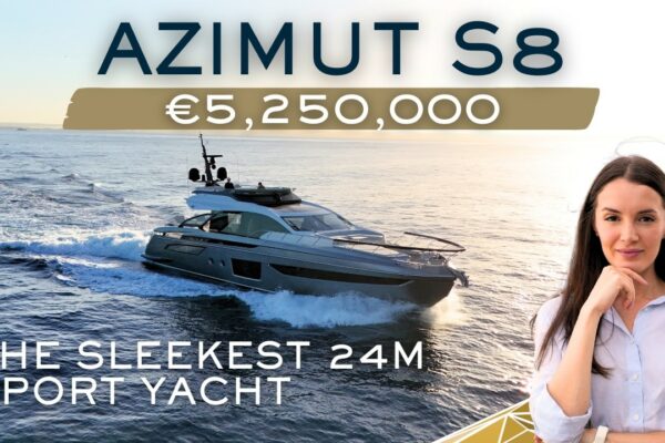 Intră în această casă plutitoare pe plajă de 5,25 milioane EUR | Azimut S8 APRICITY | Tutorial complet pentru iaht