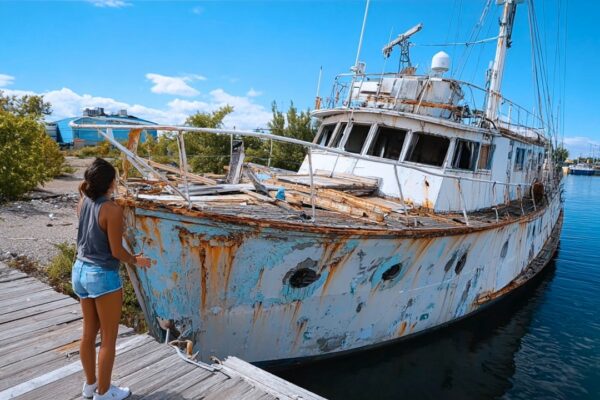 Un tânăr cumpără un iaht vechi de 5000 USD și îl renovează înapoi la NOU | de @SailingGoodBadandUgly