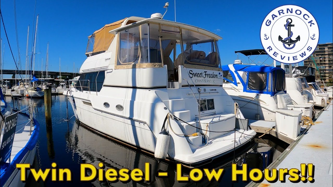 110.000 USD - (1999) Carver 406 Aft Cabin Twin Diesel Motor Yacht De vânzare