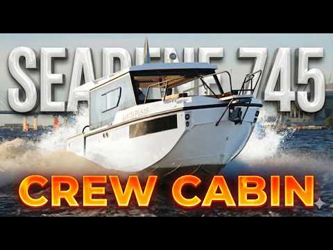 Searene 745: Cel mai elegant din clasă. 5 zone de recreere si pret de la 5,9 milioane #barca #yachting