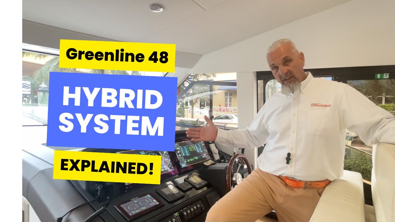 Yacht hibrid Greenline – Sistemul hibrid generația 6 de 48 de picioare explicat (probă pe mare)