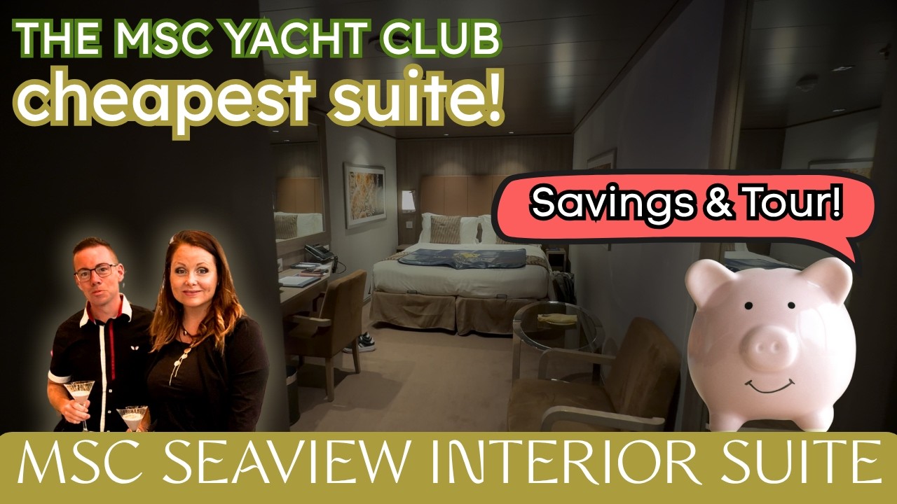 Cea mai ieftină cabină MSC Yacht Club - Merită? | Suită interioară MSC Seaview 18027