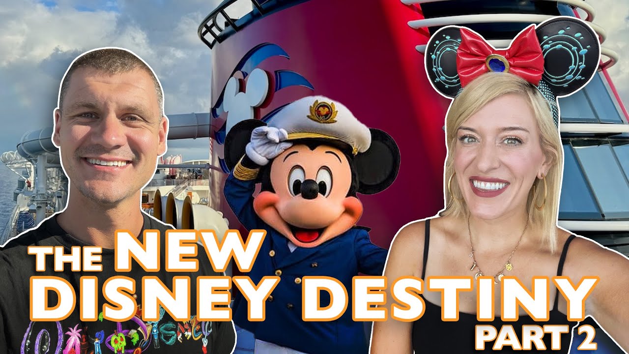 Navigația noastră pe cea mai NOUĂ navă de croazieră Disney! | Disney Destiny Partea 2 Hercules, Marvel & Villains Bars