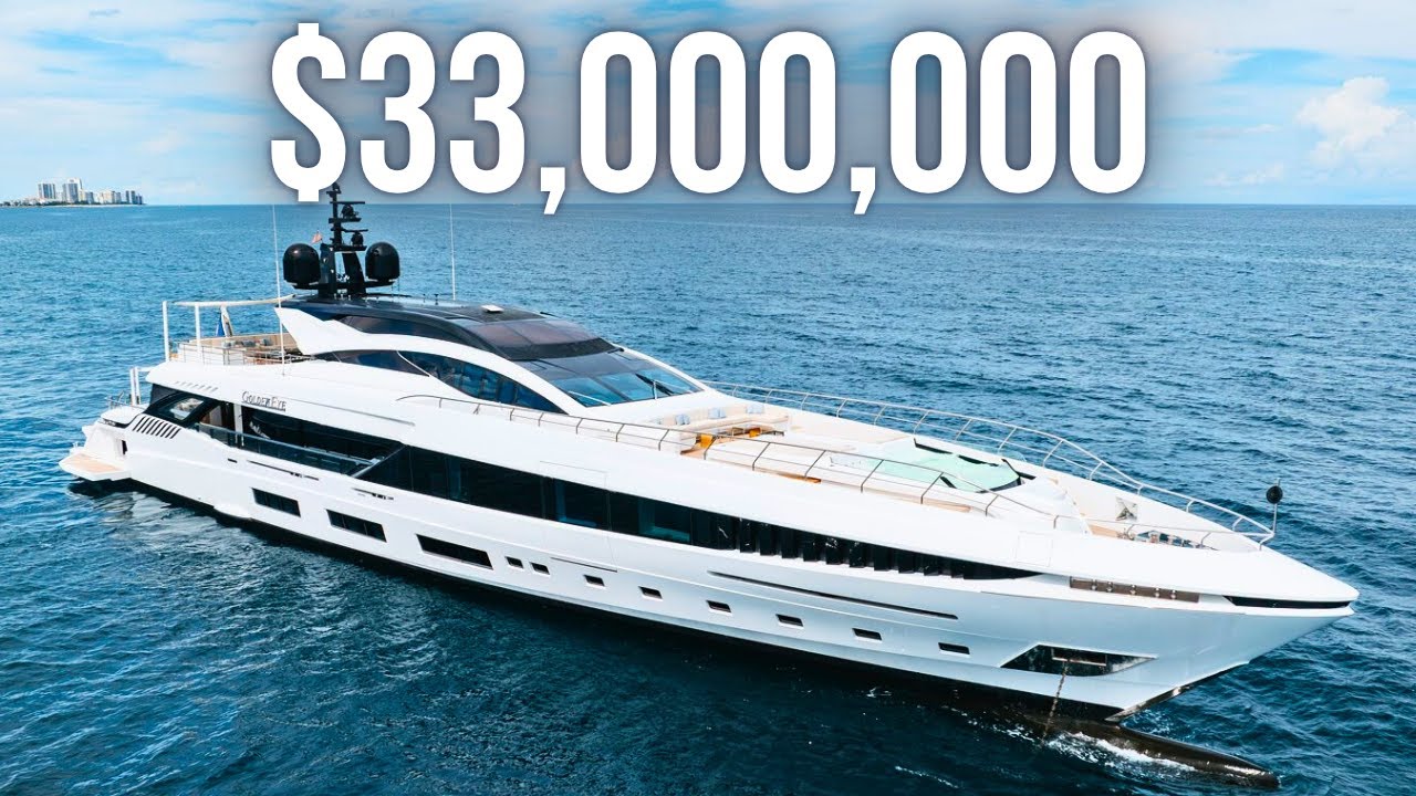 Vizitând unul dintre CELE MAI MARE YACHTURI SPORTIVE DIN LUME | 33.000.000 USD Mangusta 54 Gransport