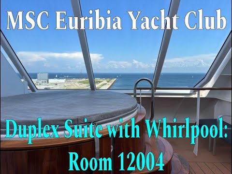 Suită Duplex Euribia Yacht Club de la MSC Cruise cu cameră cu hidromasaj Suită Tur #12004