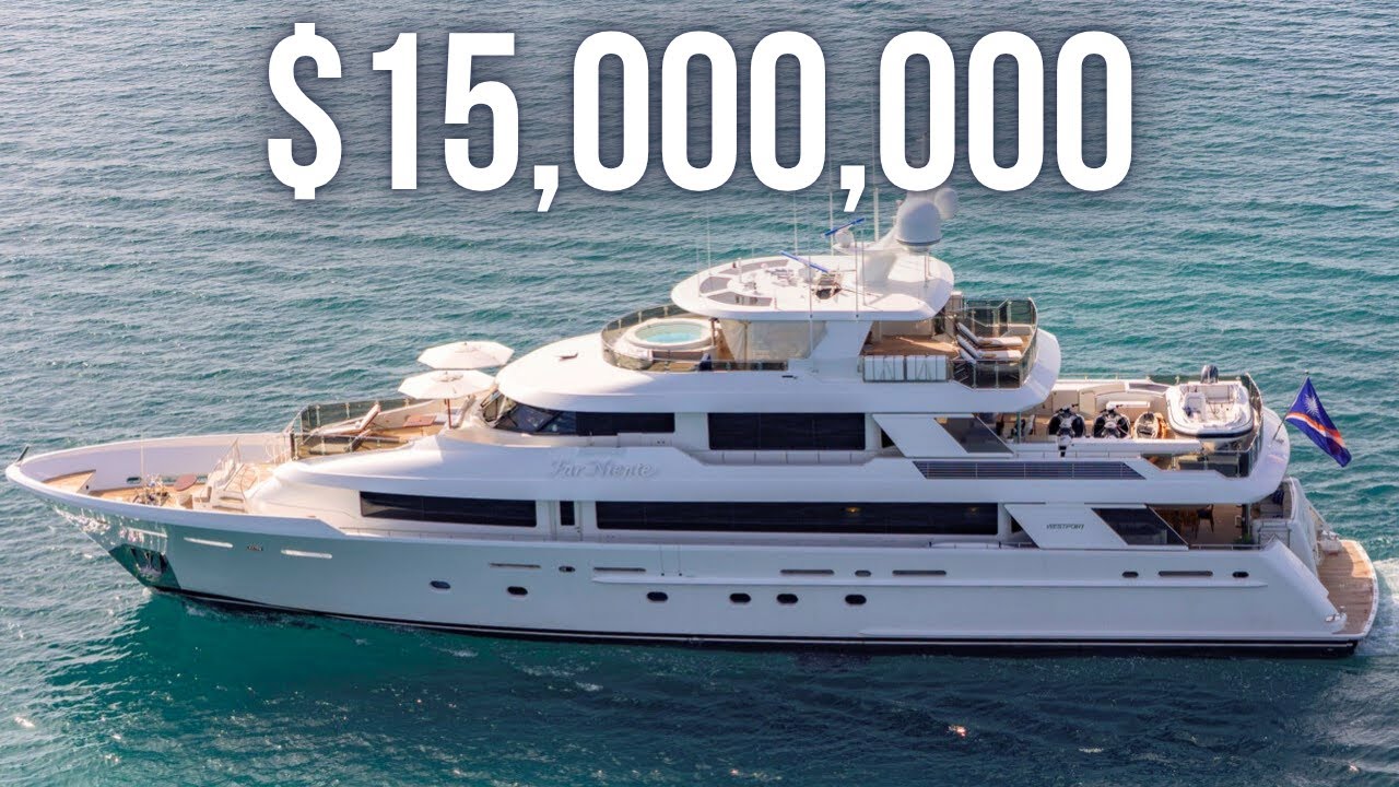 15.000.000 USD Conac pe apă | Westport 40m SuperYacht Tour