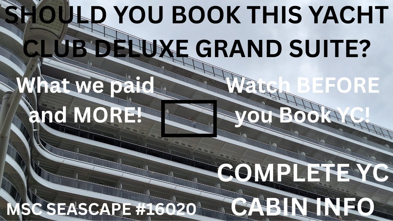 MSC YACHT CLUB DELUXE GRAND SUITE REVIEW #16020
