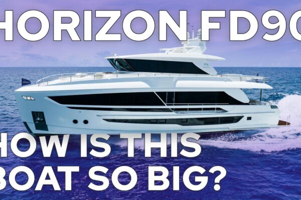 UN YACHT PREGĂTIT PENTRU FAMILIE CU TUR DE YACHT HORIZON FD90 SPATIAL SERIOS