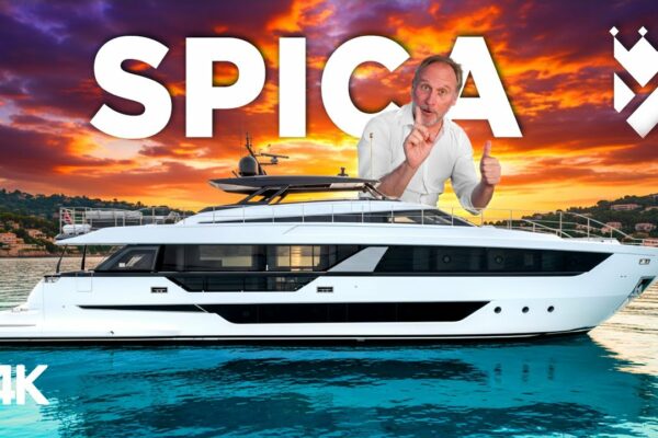 Tur de iaht Ferretti 1000 „SPICA” | Tutorial de lux de 100 de picioare și upgrade-uri