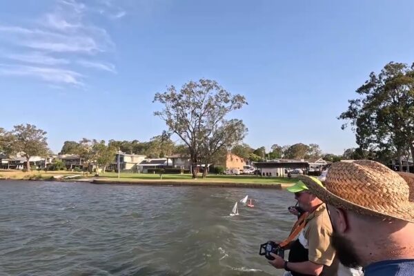 Lake Macquarie West Radio Sailing Club Cursa 9 în Spring Pointscore 2025 căldura 5