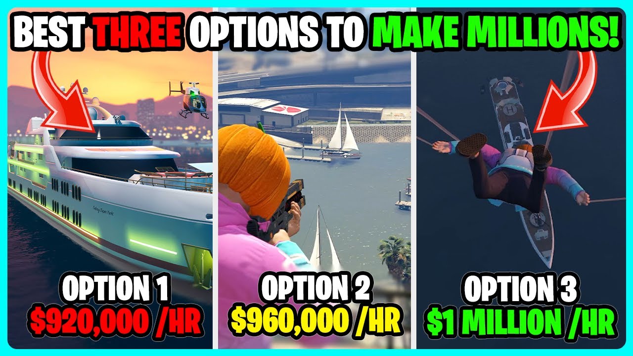 Top 3 moduri de a face milioane cu iahturi! GTA Online