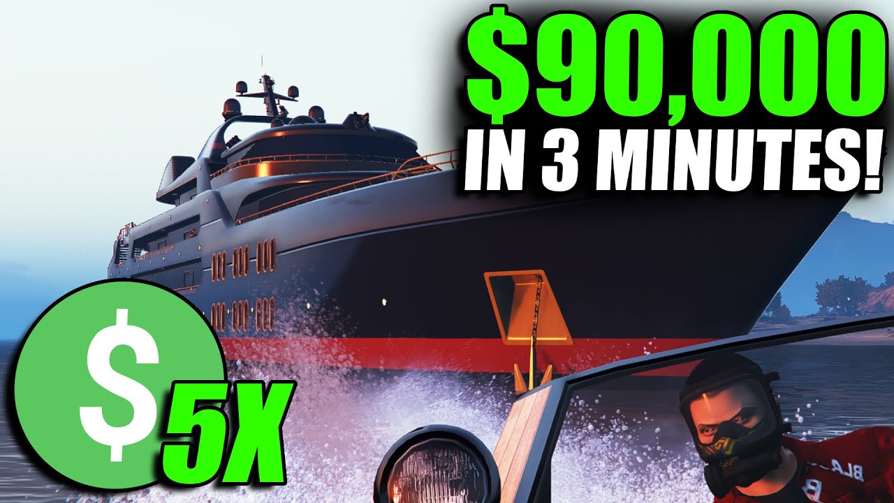 90.000 USD în doar 3 minute cu misiunea de iaht!, Rockstar devine nebun | GTA Online O viață super-yacht