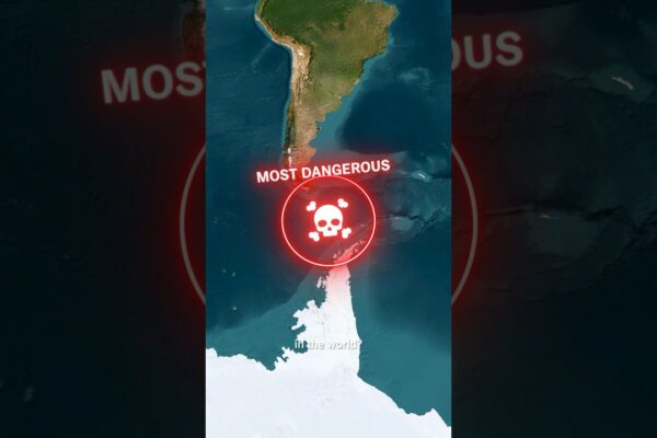 Cea mai periculoasă rută maritimă ⚠️ De ce navele nu pot trece de Pasajul Drake ☠️🛳️