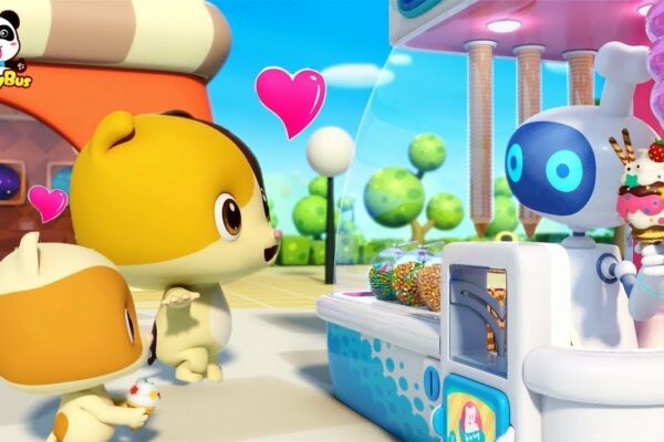 Robot de înghețată magică automată | Învață culorile | Rime pentru copii | Cântec pentru copii | BabyBus