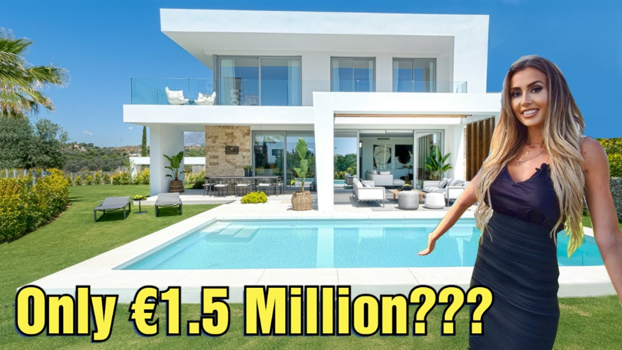 Vilă de lux modernă nouă în Marbella, Spania | Tur vilă | Ce vă aduce 1,5 milioane de euro în Marbella