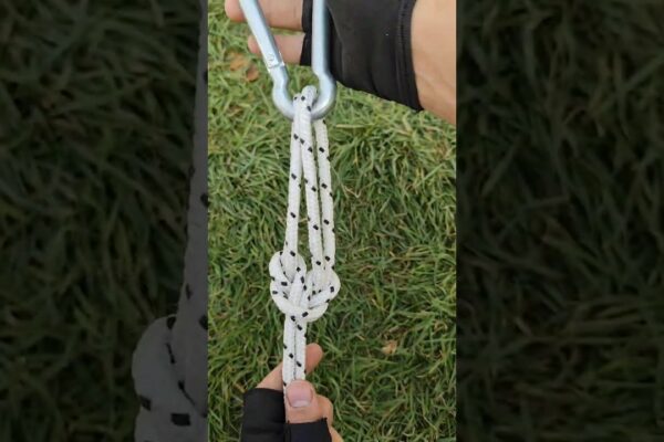 ❌OPRIȚI să legați noduri slabe (Folosiți ACEST!) #camping #satisfying #shorts #nod