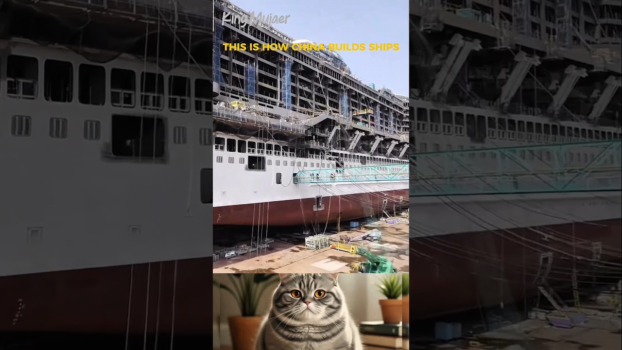 CUM CONSTRUIȘTE CHINA NAVE