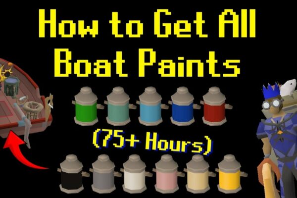 Cum să obțineți toate vopselele pentru bărci | OSRS Sailing