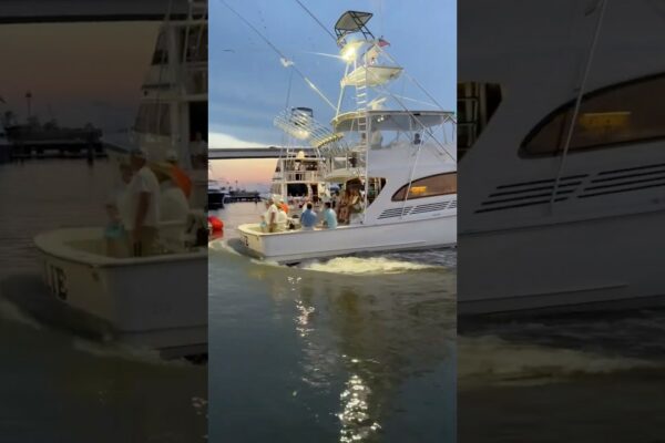 Mollie 66 G&S cu un 776LB gras la Wharf #sportfish #yacht #customboats