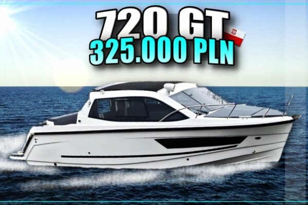 🚤720 GT – Cruiser sport de la mBoats🇵🇱 Un exemplar bine echipat. Perfect pentru weekend-uri cu familia🔥