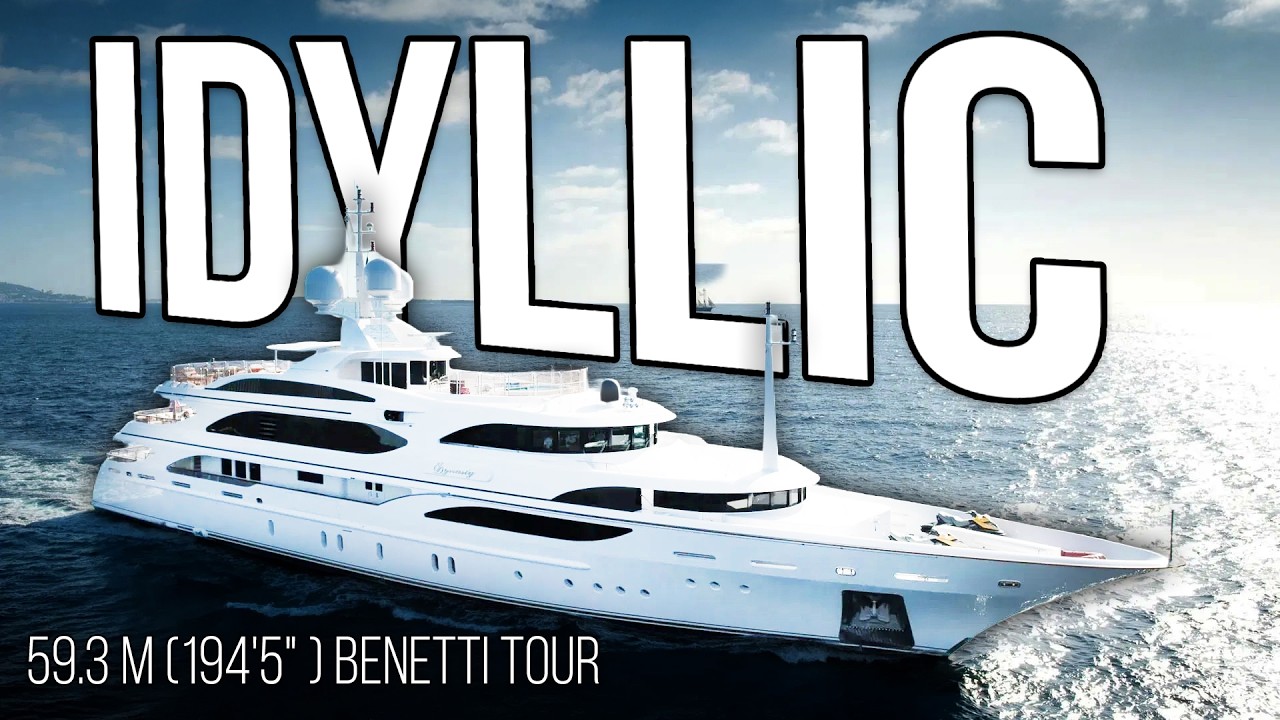 În interiorul unui iaht italian de lux de 30 milioane USD | Tur idilic de 194 ft (53 m) M/Y