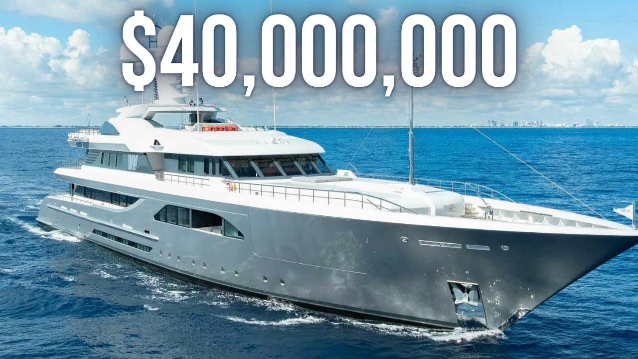 În interiorul unui SuperYacht olandez PEDIGREE de 40.000.000 USD | 189' Feadship Super Yacht Tour