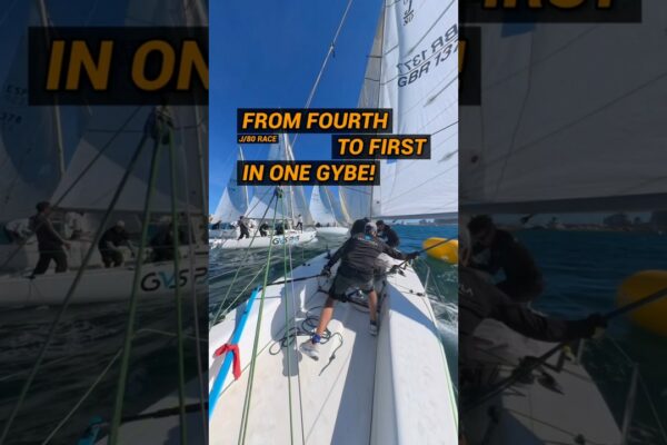 Depășire în navigație: locul 4 până la 1 într-o singură mișcare! J/80 Racing Team Peninsula Perfect Race Mark Move