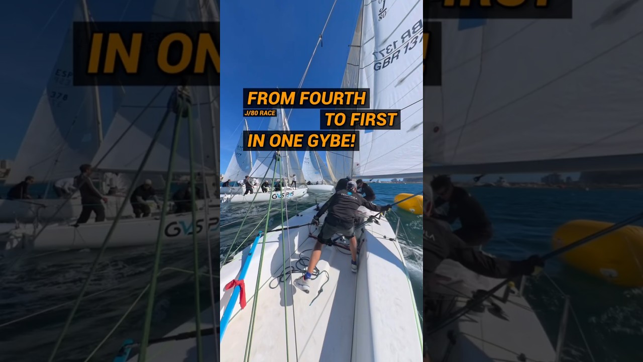 Depășire în navigație: locul 4 până la 1 într-o singură mișcare! J/80 Racing Team Peninsula Perfect Race Mark Move