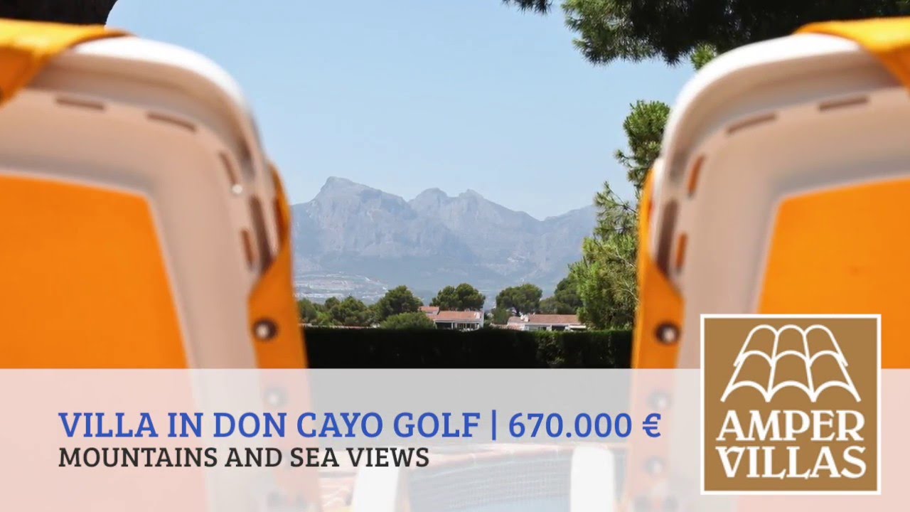 Vilă confortabilă în Don Cayo Golf Altea, Spania (C386)
