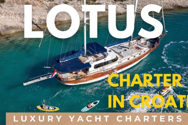 ⛵✨ Motor Sailer LOTUS | Smooth Island Hopping Yacht Charter în Croația