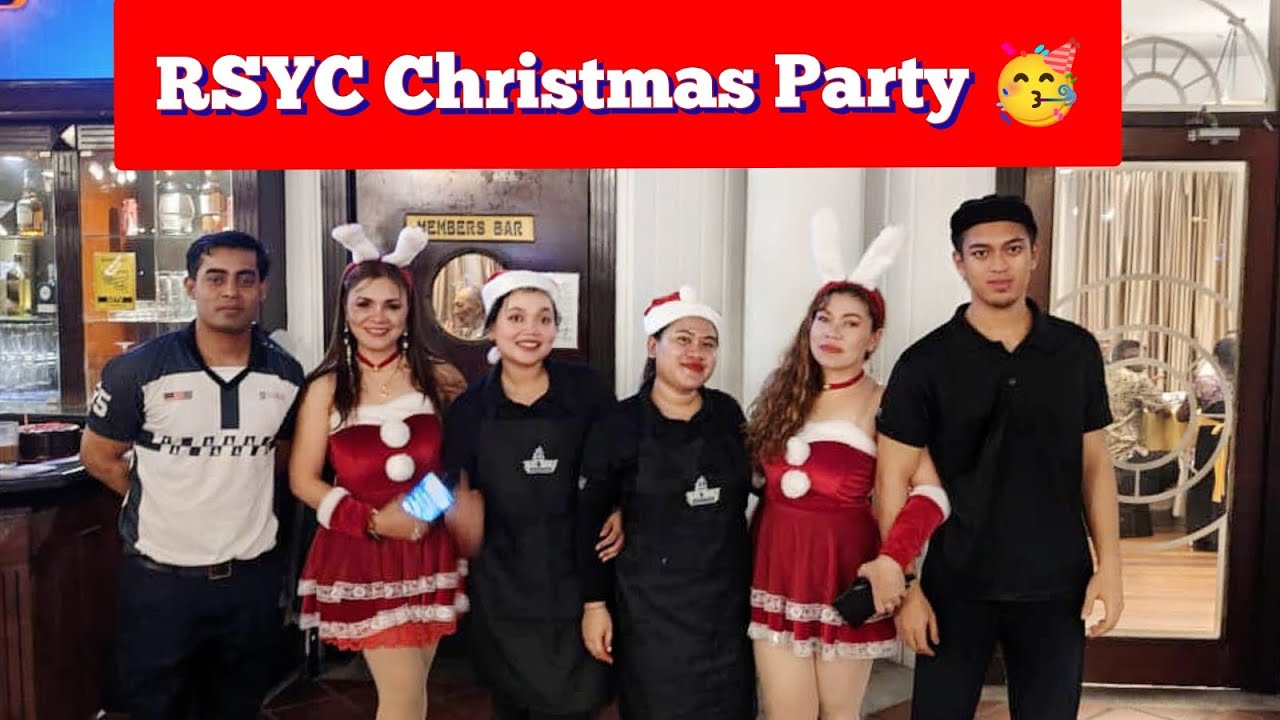 Petrecere de Crăciun 🥳 Royal Selangor Yacth Club/ Klang/ Musicmate Band/ #muzician #trupa #personal #prieteni
