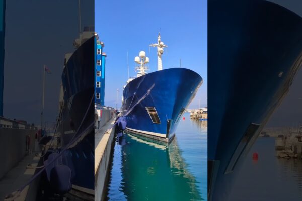 Viața echipajului de iaht nu este ceea ce crezi. 😮 #yachtlife #superyacht #gibraltar #Cupani