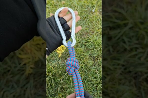 🚨Regele nodurilor: NU alunecă niciodată, salvează vieți #supraviețuire #nod #camping