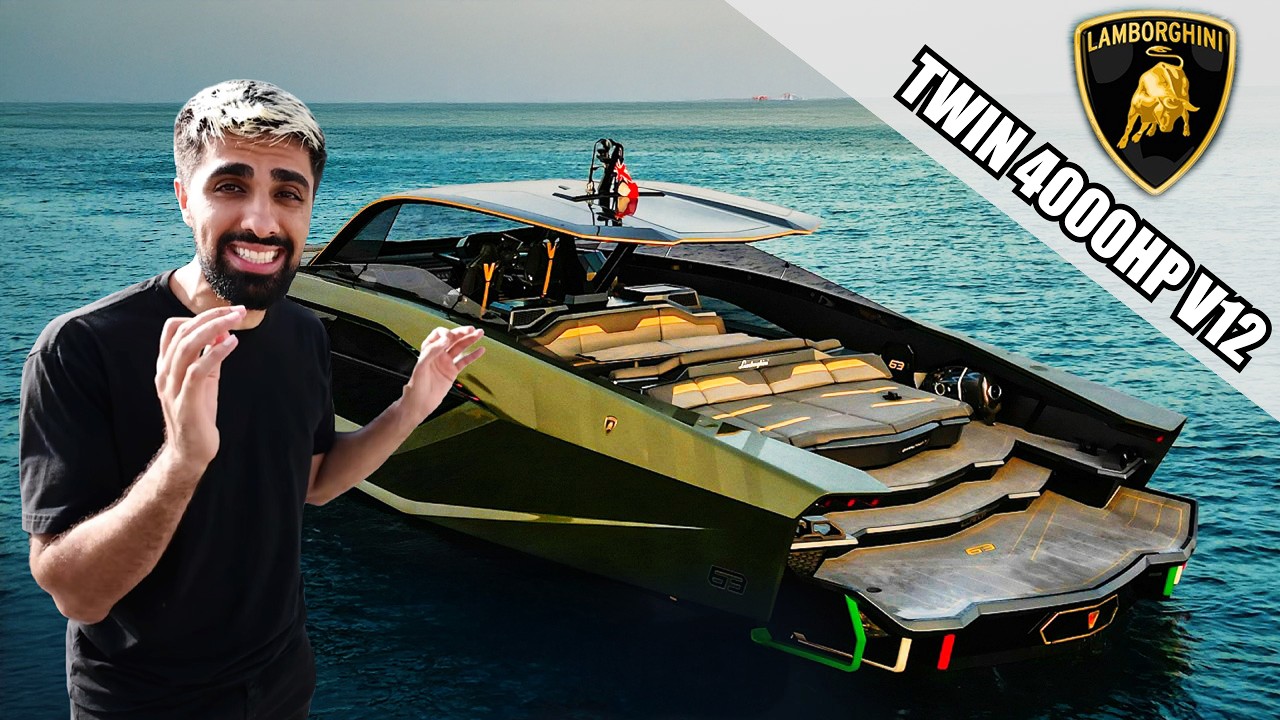 Am petrecut o zi pe un iaht Lamborghini de 6.000.000 de dolari în Dubai!!!