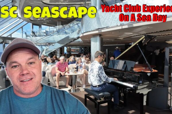 Primele impresii: Yacht Club MSC Seascape din Galveston Sea Day Tour Luxury AT Sea, 4K Ultra Video.