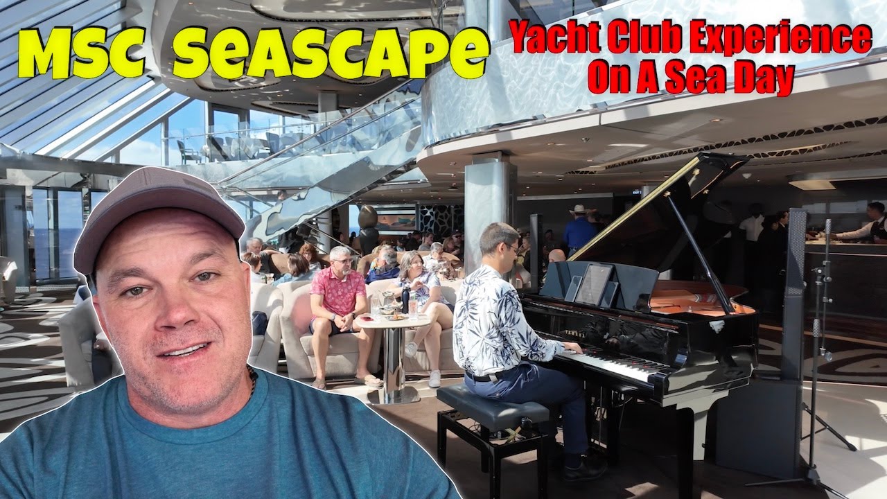 Primele impresii: Yacht Club MSC Seascape din Galveston Sea Day Tour Luxury AT Sea, 4K Ultra Video.