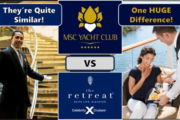 Celebrity Cruises' Retreat vs MSC Yacht Club: Care experiență Premium Suite este cea mai bună?