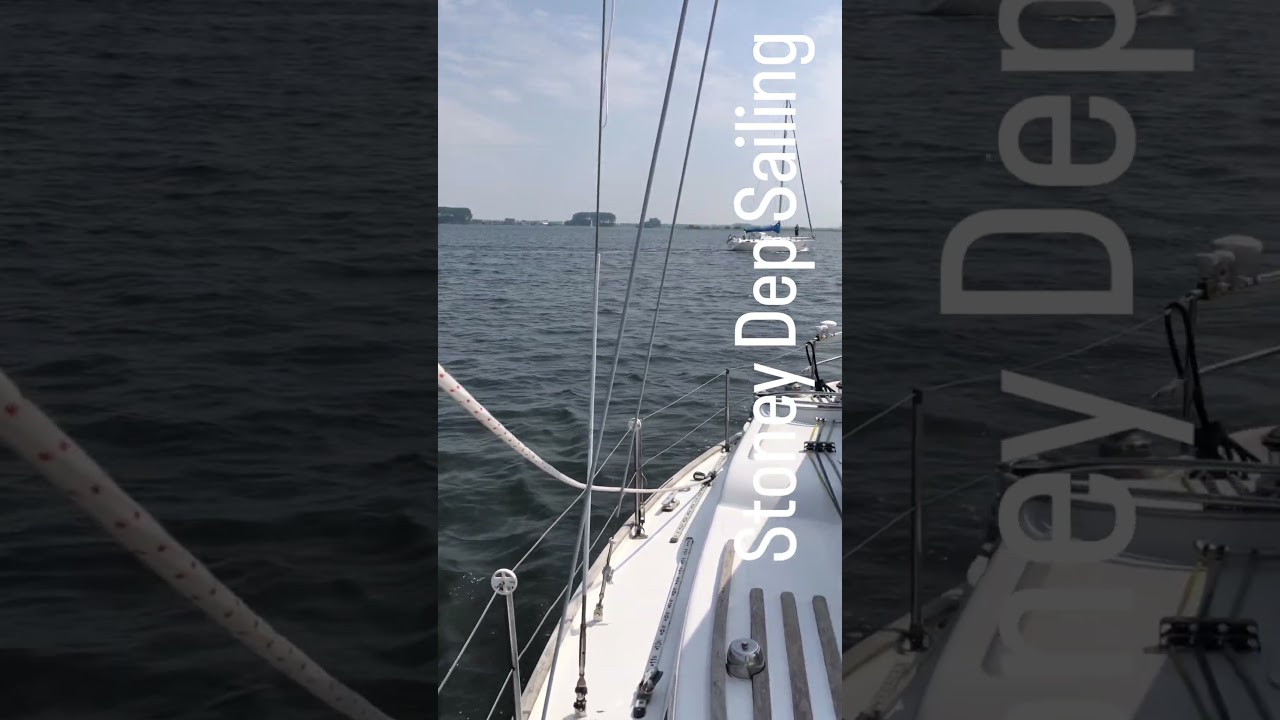 PRIMA PLANĂ (12.06.2021) Veerse meer. #navigație #prima dată #boatlife