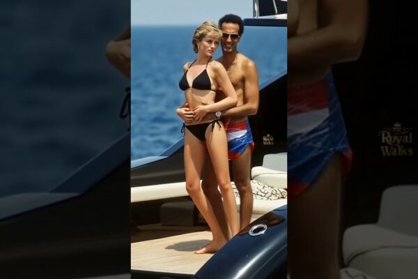Prințesa Diana și Dodi Fayed: momente romantice pe un iaht de lux 🛥️❤️ #dodialfayed #PrincessDiana