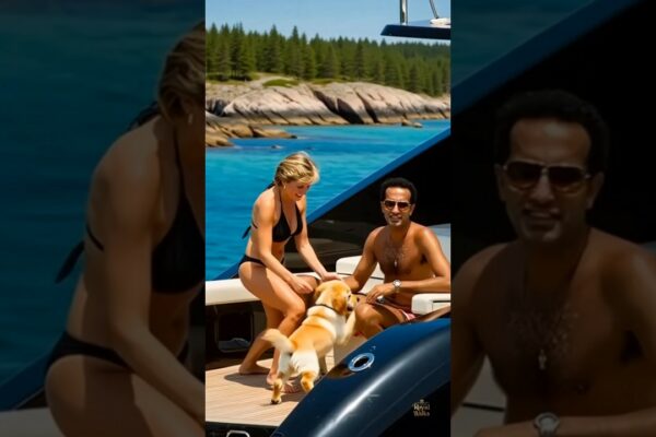 Prințesa Diana și Dodi Fayed: momente romantice pe un iaht de lux 🛥️❤️ #dodialfayed #PrincessDiana