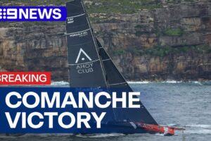 Comanche își revendică victoria în cursa de iahturi de la Sydney Hobart | 9 Știri Australia