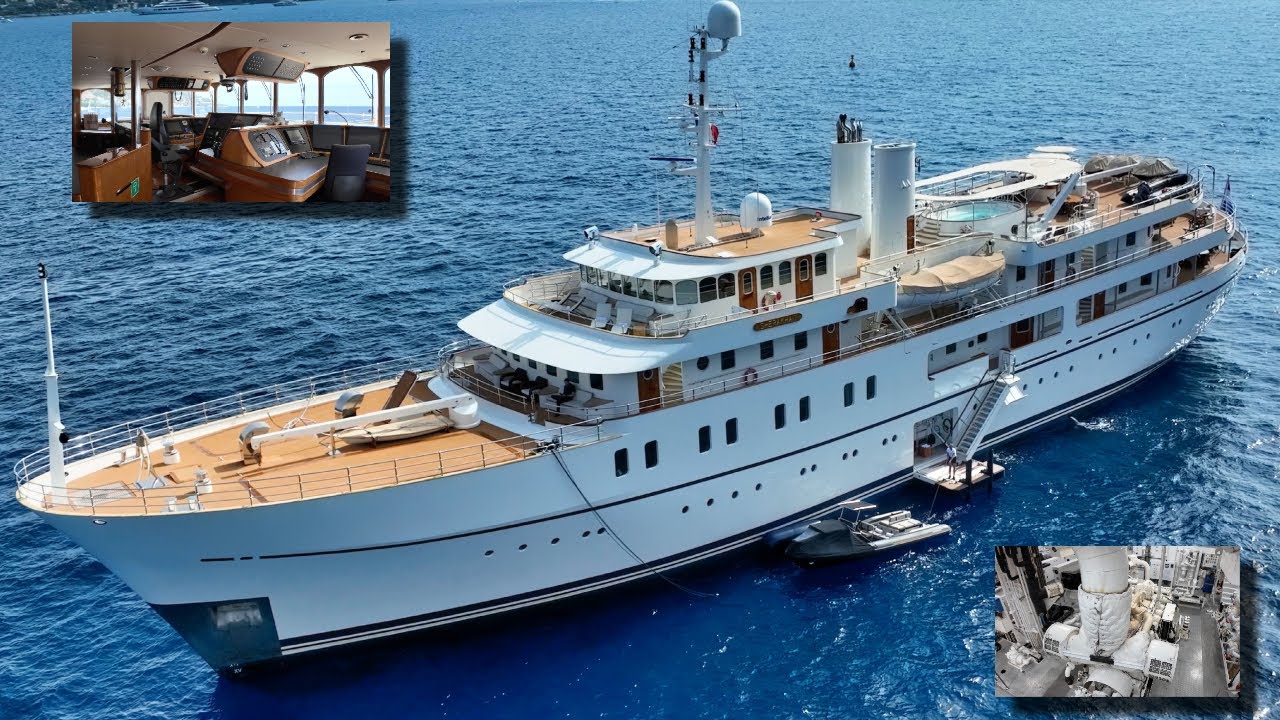 Acesta este M/Y „Sherakhan” | 26 de oaspeți, 228 ft, fostă navă marinei transformată în lux Charter Explorer!