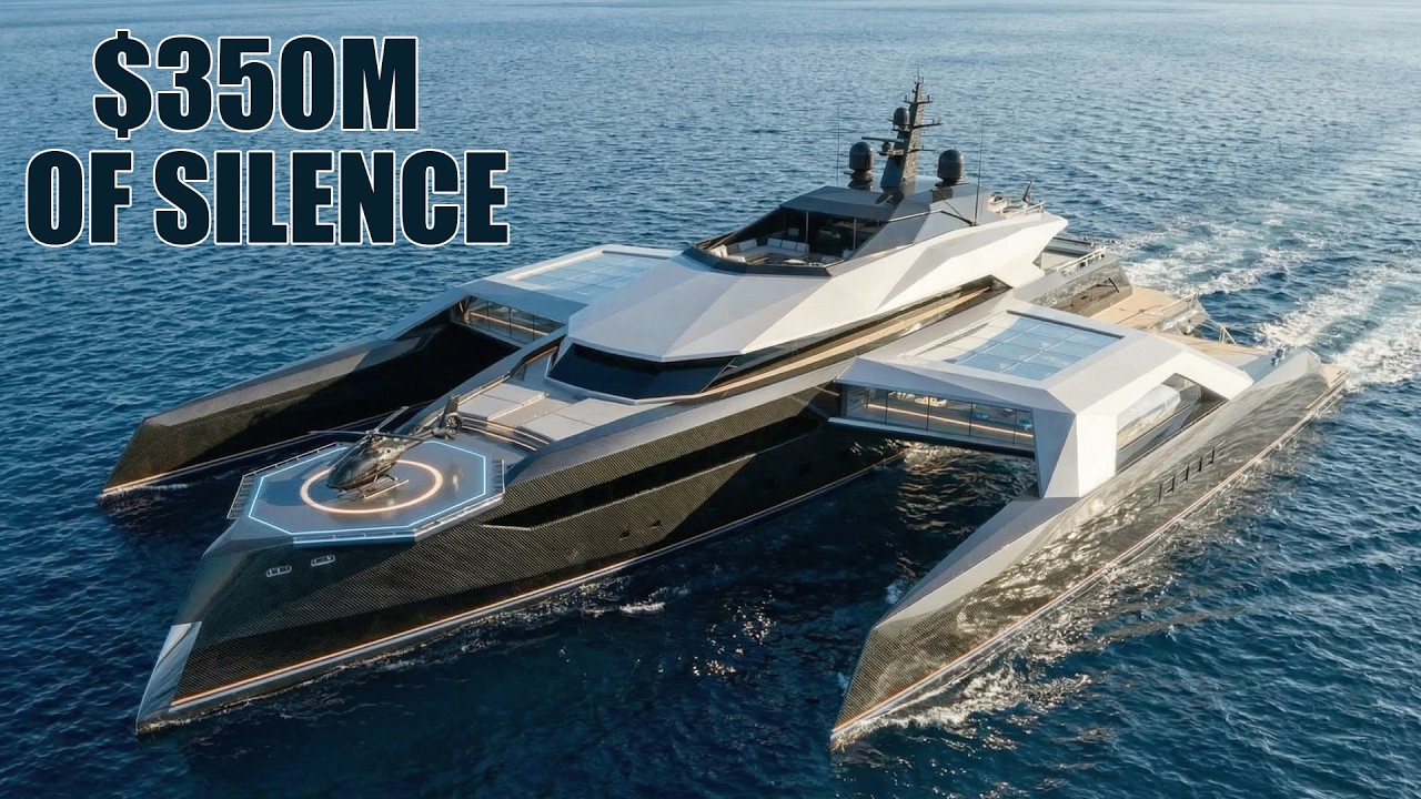 TRINITY | Cel mai extrem iaht trimaran proiectat vreodată (350 milioane USD)