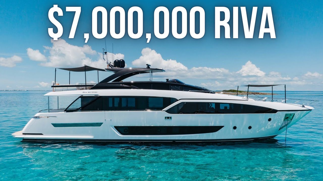 Tur de 7.000.000 USD Riva 90 Argo SuperYacht