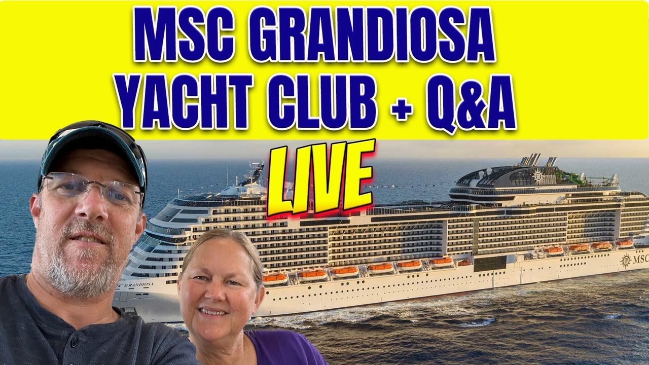 Tur MSC Grandiosa Yacht Club LIVE Cu aventurile de croazieră ale omului înalt
